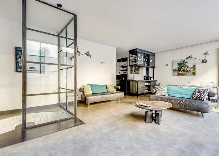L'atelier - Loft Renove En Souplex - Tour Eiffel Apartman Párizs
